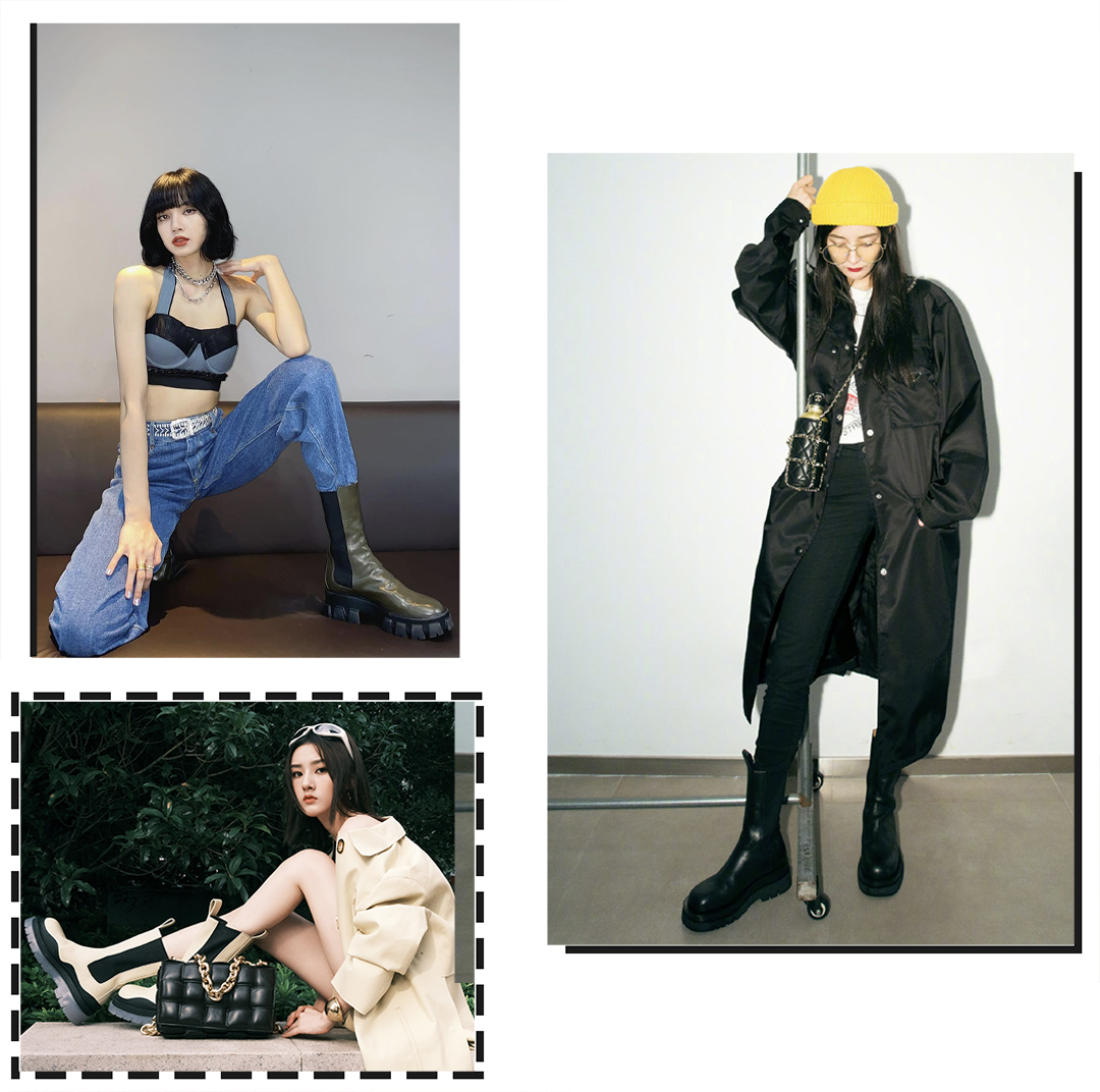 冬款小个子厚底鞋百搭,百搭显腿细鞋子厚底