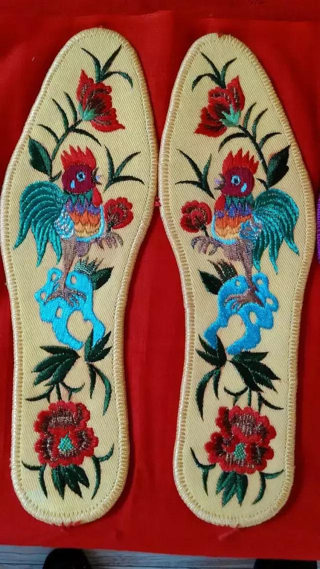 刺绣鞋垫图案大全图解,刺绣各种鞋垫图案