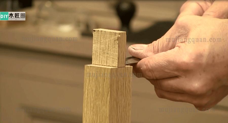 木匠手艺榫卯结构制作,木匠榫卯制作教程