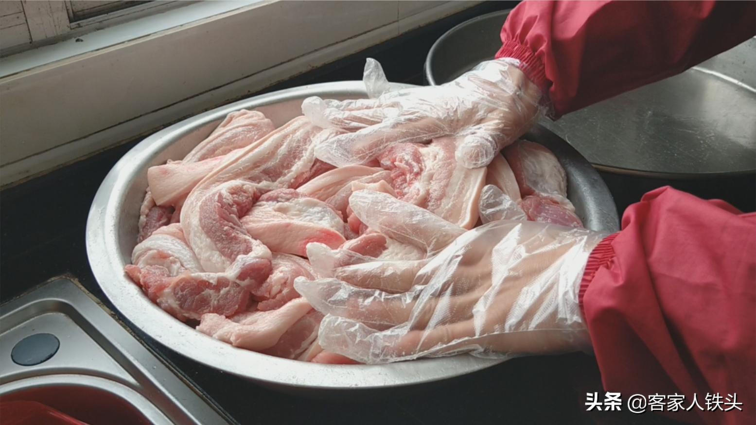 客家人做腊肉的全过程,客家腊肉全制作过程