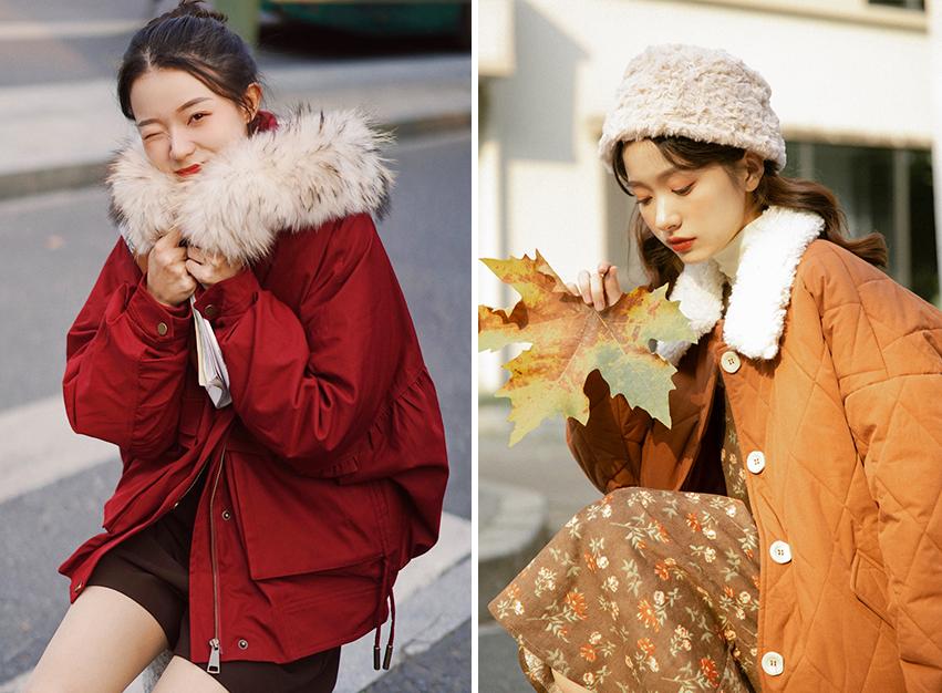小个子140显高穿搭羽绒服,小个子冬季羽绒服搭配显瘦显高