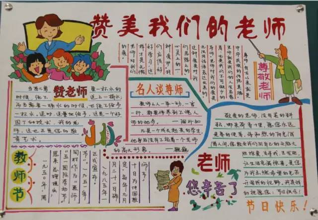 教师节祝福语手抄报简单,教师节祝福语简单手抄报