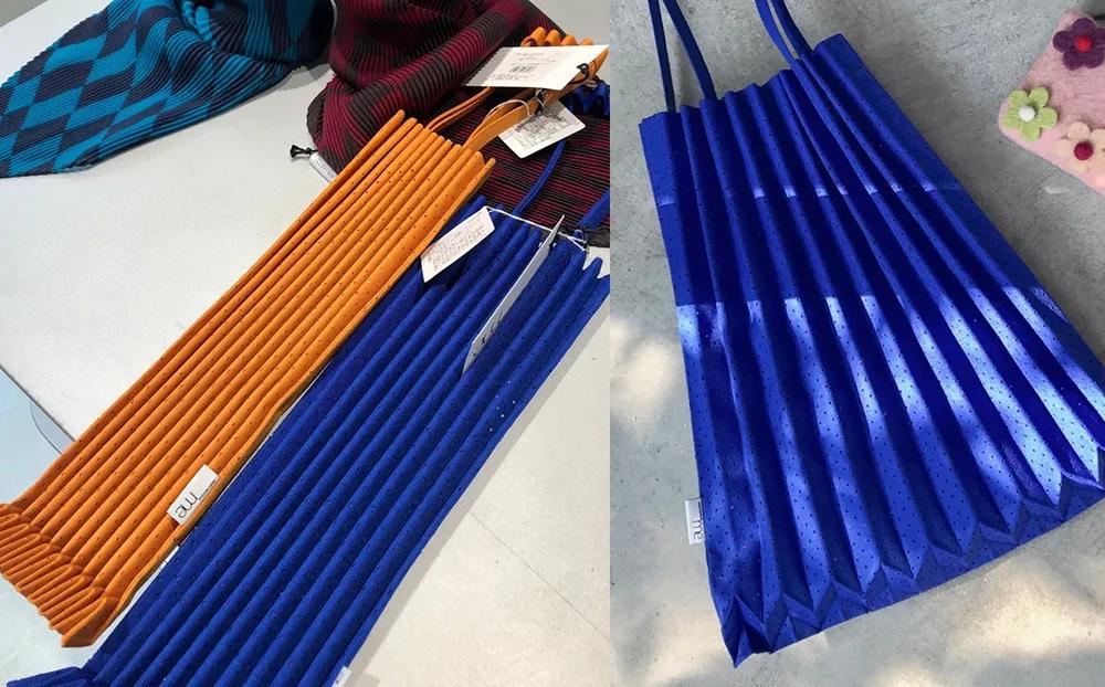 菱格褶皱链条包三宅一生,三宅小众菱格包