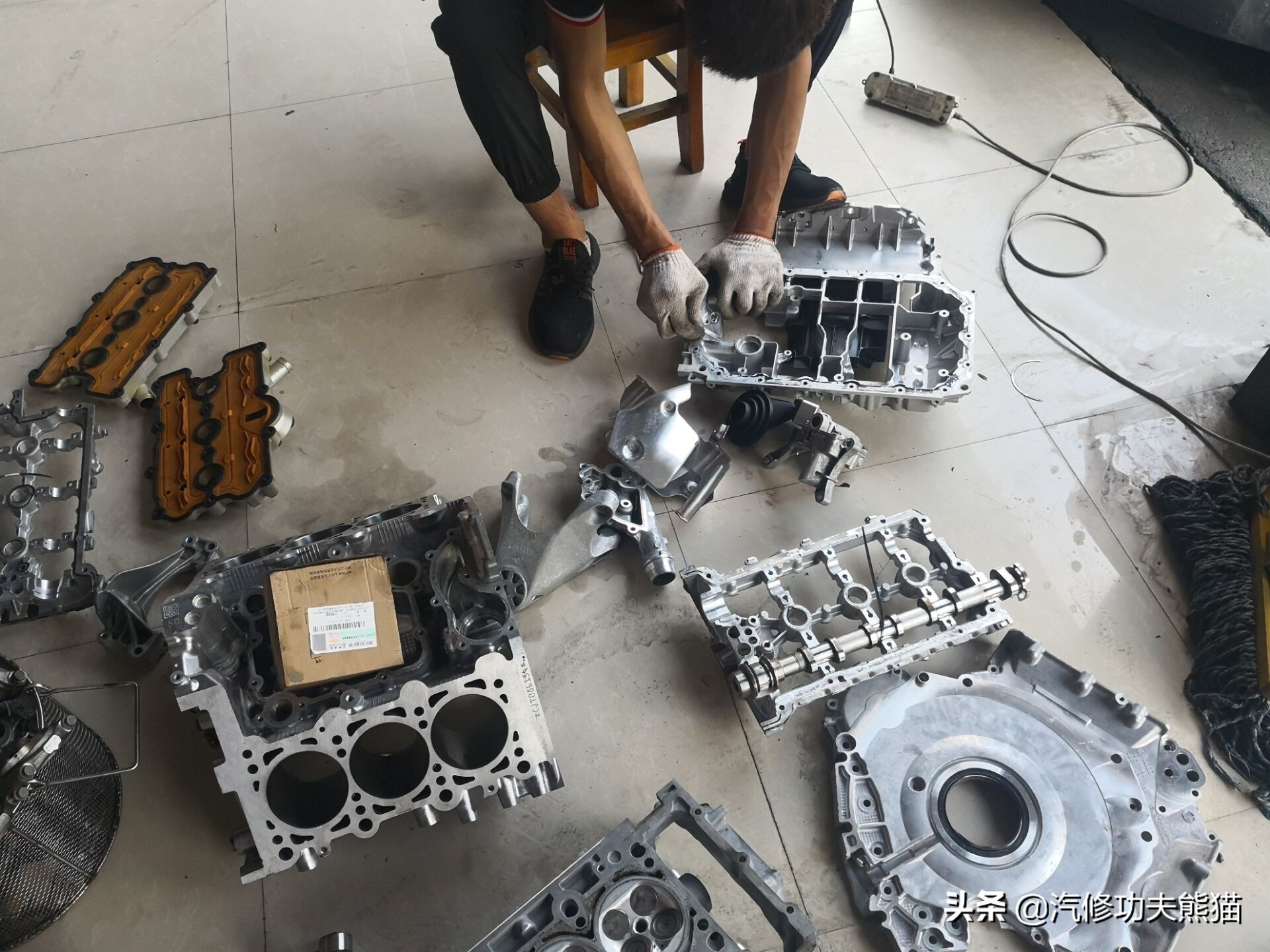 能拉动波音747的大众神车途锐烧机油治理，修完了又可以拉飞机了