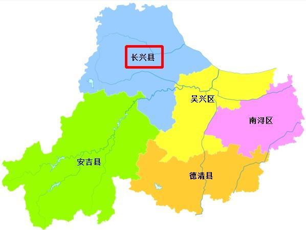 中国百强县之浙江省湖州市长兴县：位于太湖沿岸，县城规模也很大