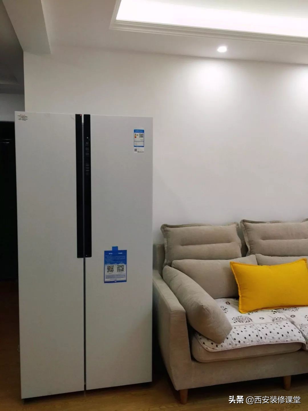 冰箱都放在房子什么位置,房子小冰箱太大真的占地方