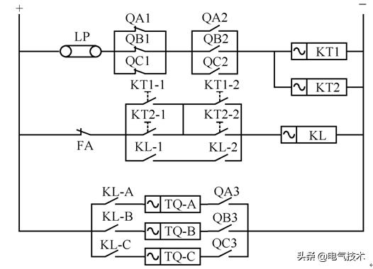 断路器三相不一致保护实现方式,三相不一致回路