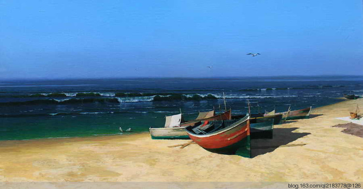 俄罗斯画家画水风景,俄罗斯远山风景油画100幅