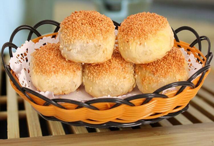 附近小吃黄桥烧饼,黄桥油盐烧饼