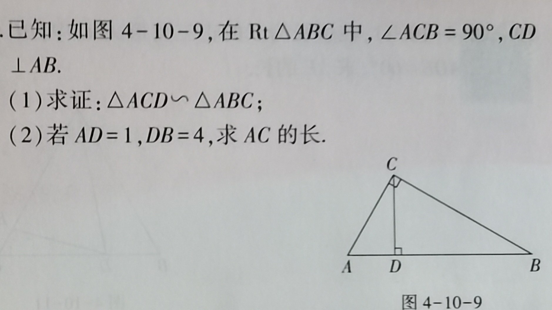 相似三角形小结与复习,相似三角形的条件
