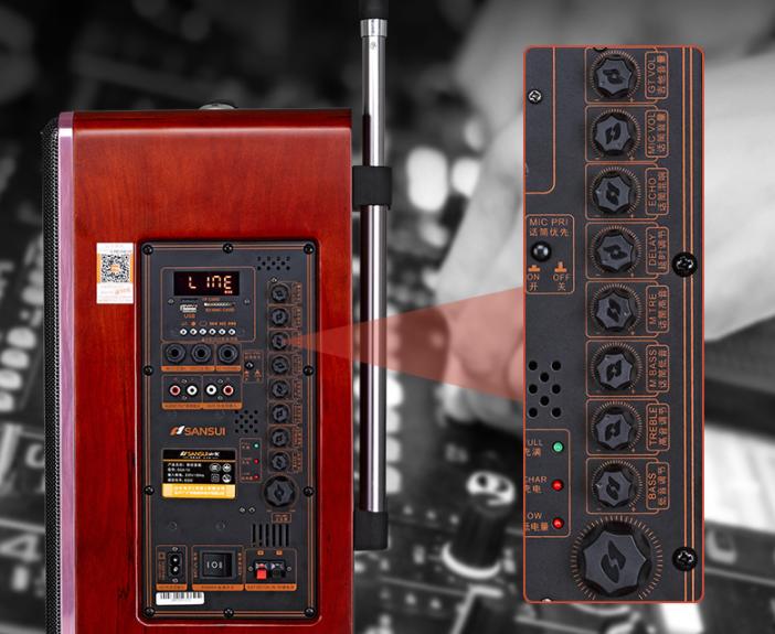 k歌广场舞一体的音响,山水便携式音响k歌音响最新款