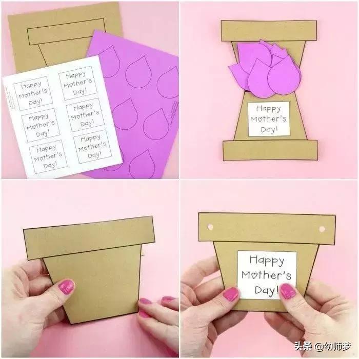 母亲节送给妈妈什么礼物手工花束,母亲节给妈妈做的礼物手工卡纸
