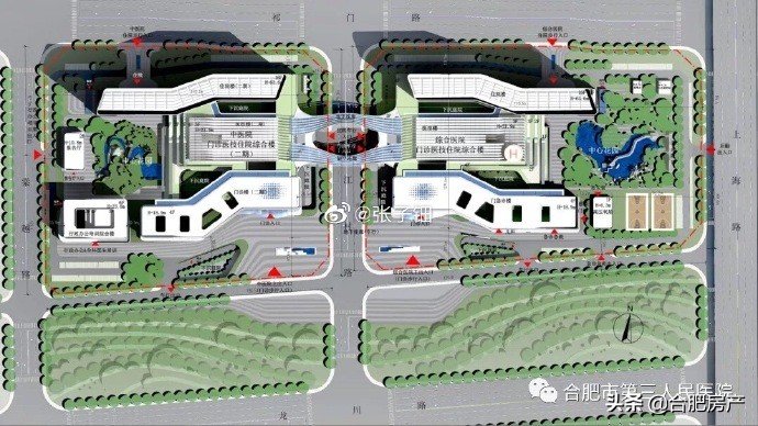 合肥市医院新建院区,合肥北城中医院南面空地规划