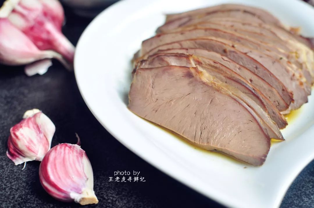 家庭卤肉卤猪心,卤好的猪心