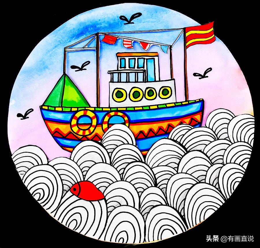 儿童创意画9-12岁,儿童创意画7-8岁创意画入门教程