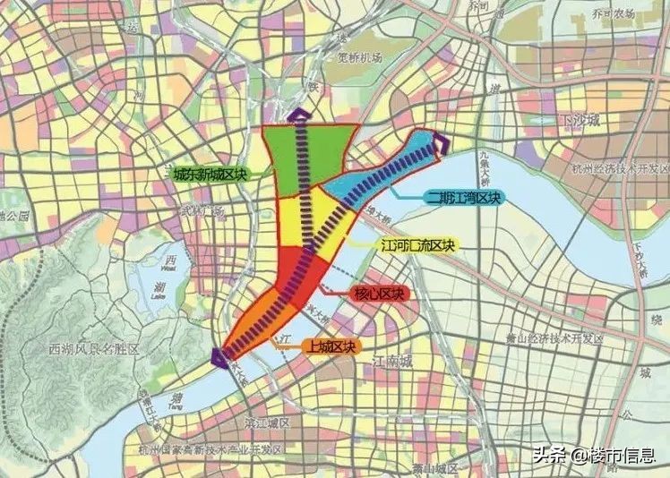 杭州钱江新城最新效果,杭州钱江新城和萧山新城对比