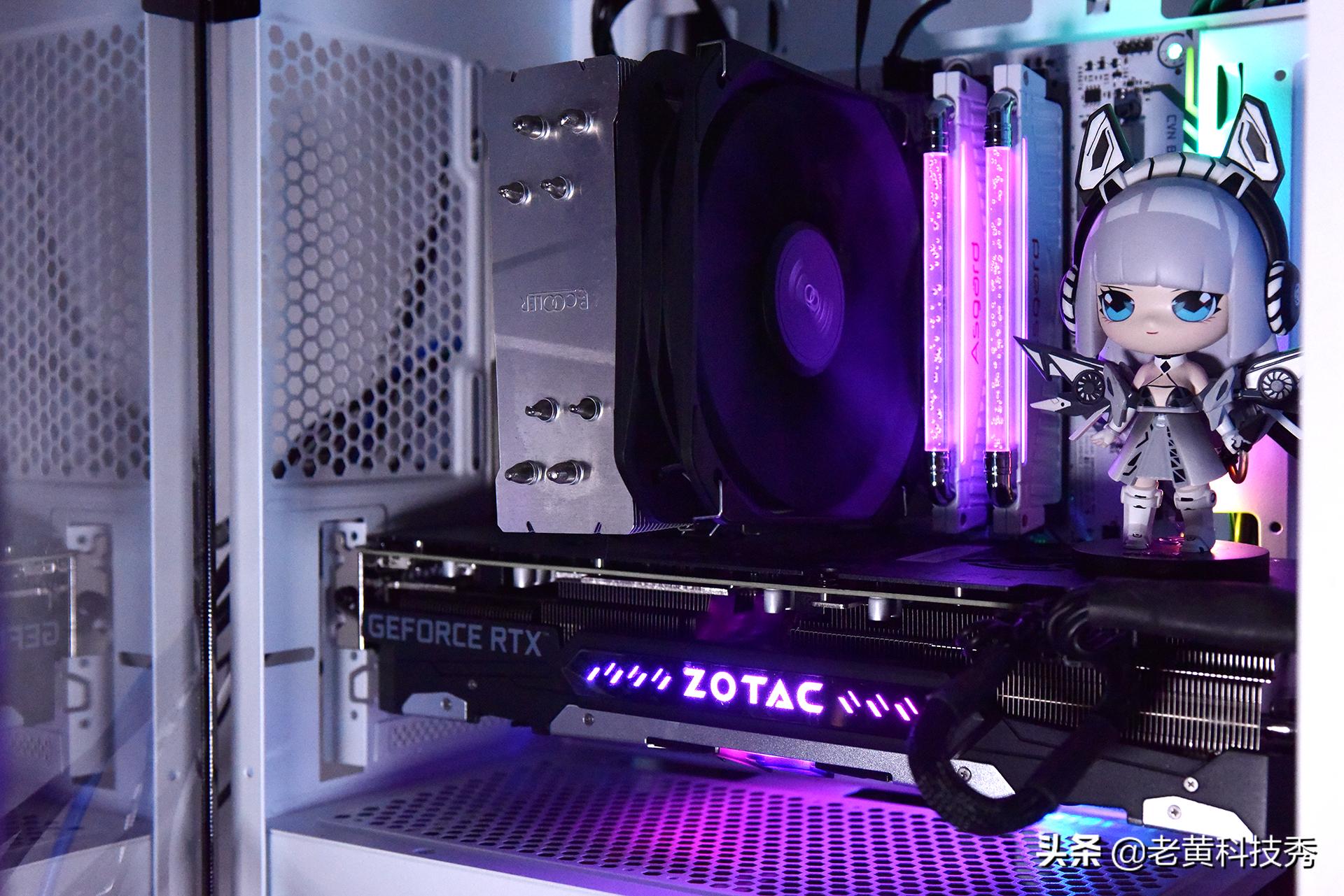 白色主机无显卡搭配,纯白主机配黑机箱