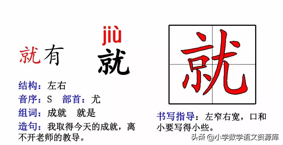 二年级上册生字部首组词造句表格,二年级上册生字偏旁部首造句