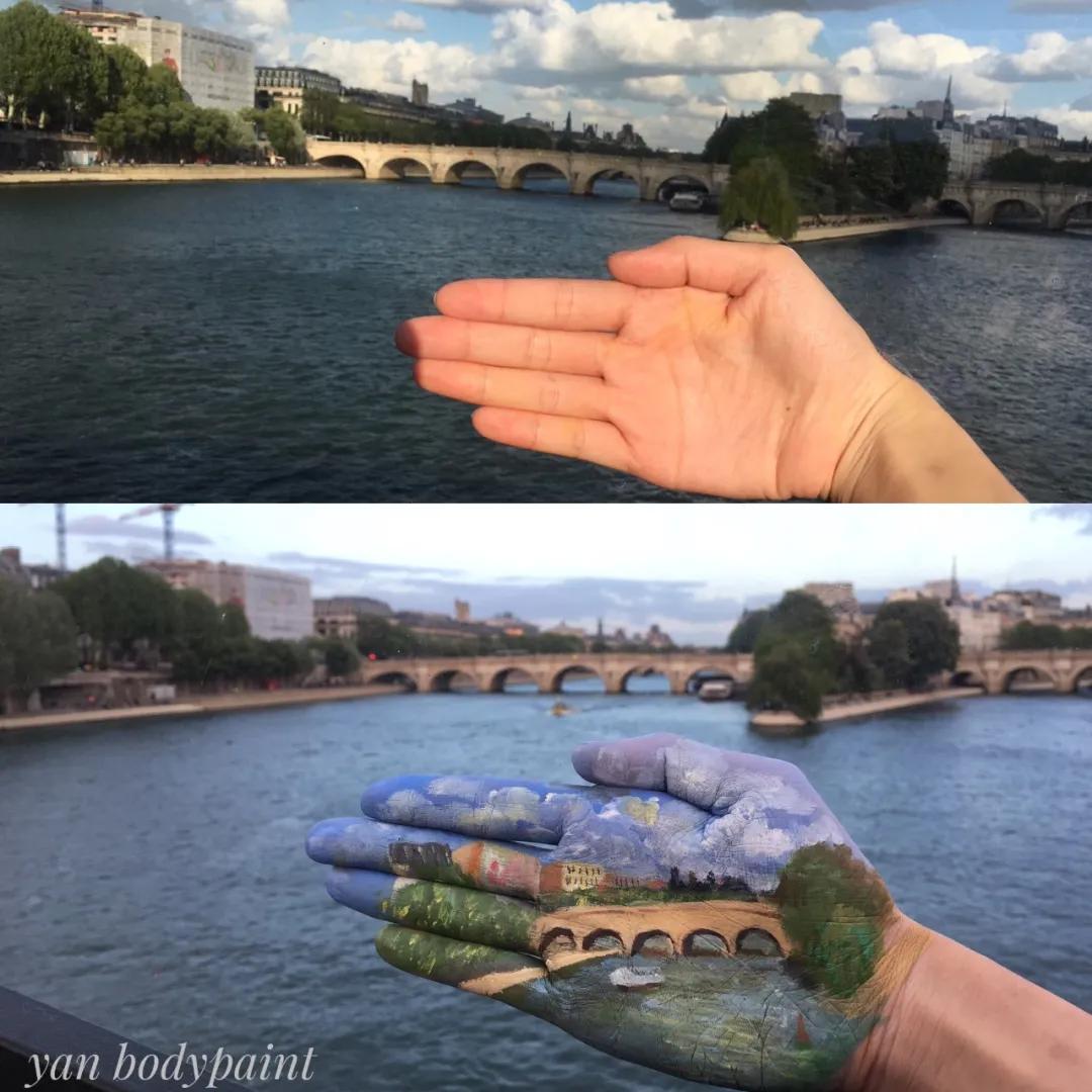 自由职业者时尚博主和人体彩绘化妆师的故事