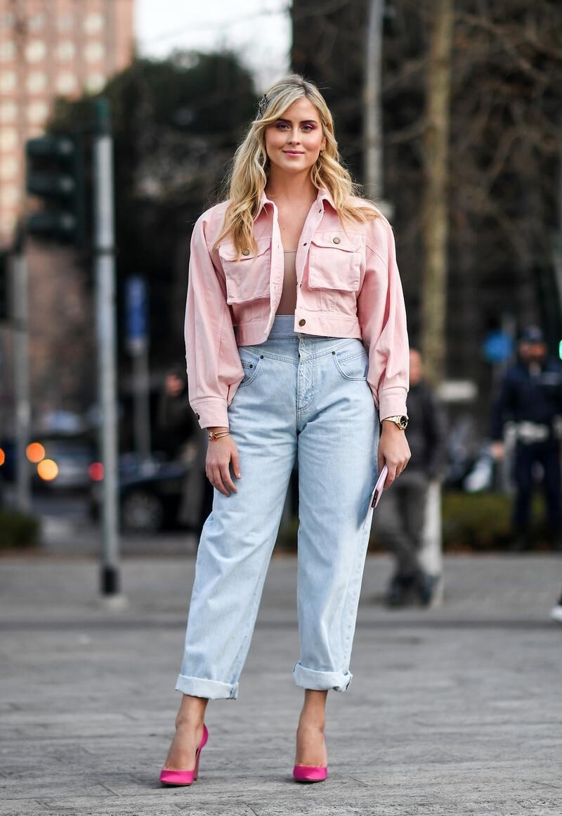 高腰水洗牛仔裤港风复古,复古原宿风牛仔裤