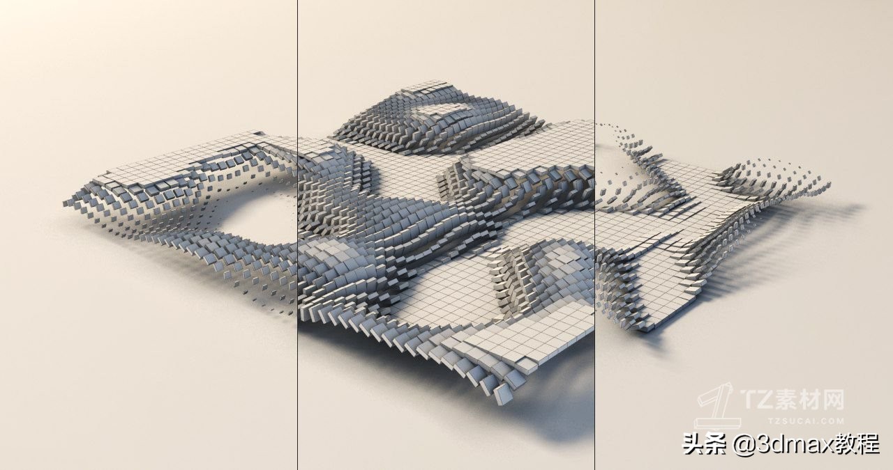 3dmax插件tyflow破碎效果,3dsmax渲染物品运动动画