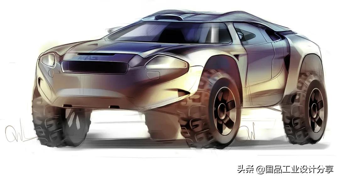 汽车手绘画图片大全,汽车设计图手绘入门