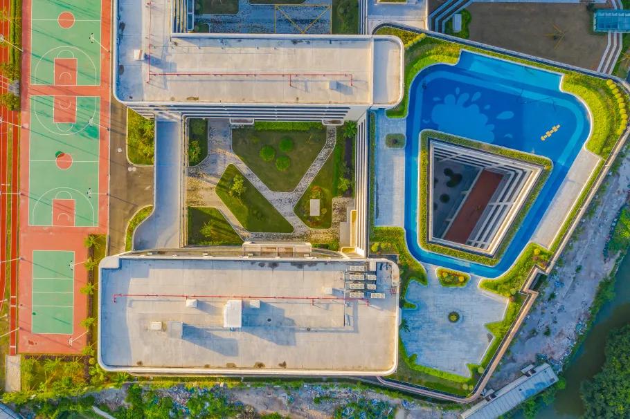 绿城实验学校,开学了学校