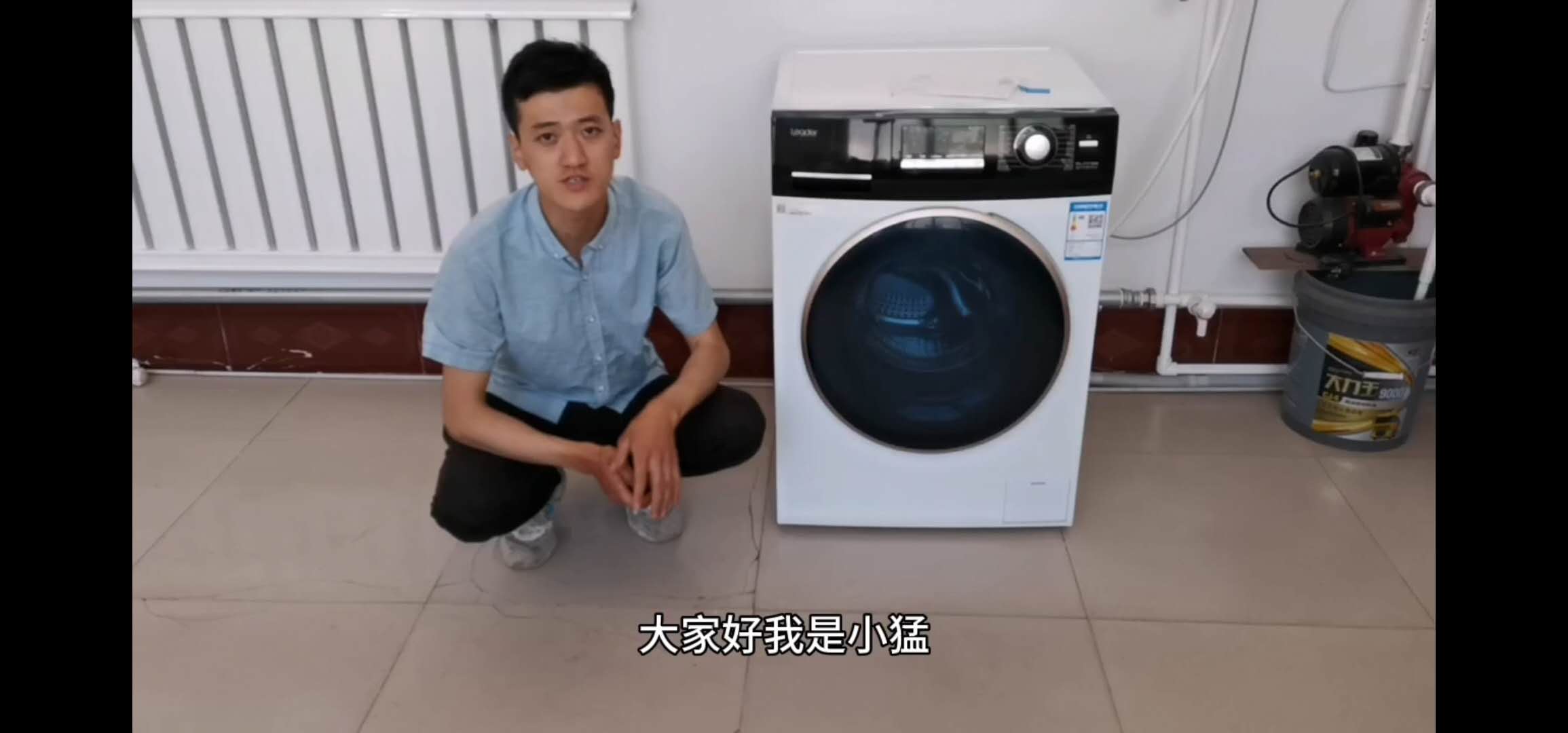 洗衣机拆解工人,滚筒洗衣机维修拆解视频