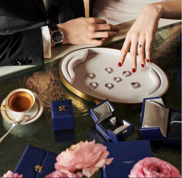 藏爱对戒,老凤祥新款藏爱对戒