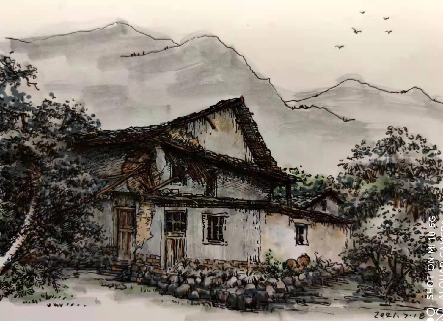 画吧画友作品欣赏,幸福原创画作品