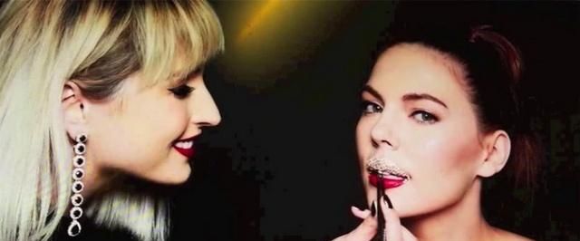 嘴唇上有颗钻石,嘴唇上镶嵌钻石