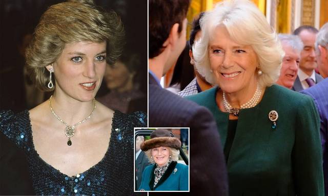 英国女王的珠宝留给卡米拉了吗,英女王戴的珍珠项链