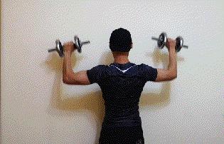 肩膀哑铃推举的正确方法,哑铃推举正确的起手方法