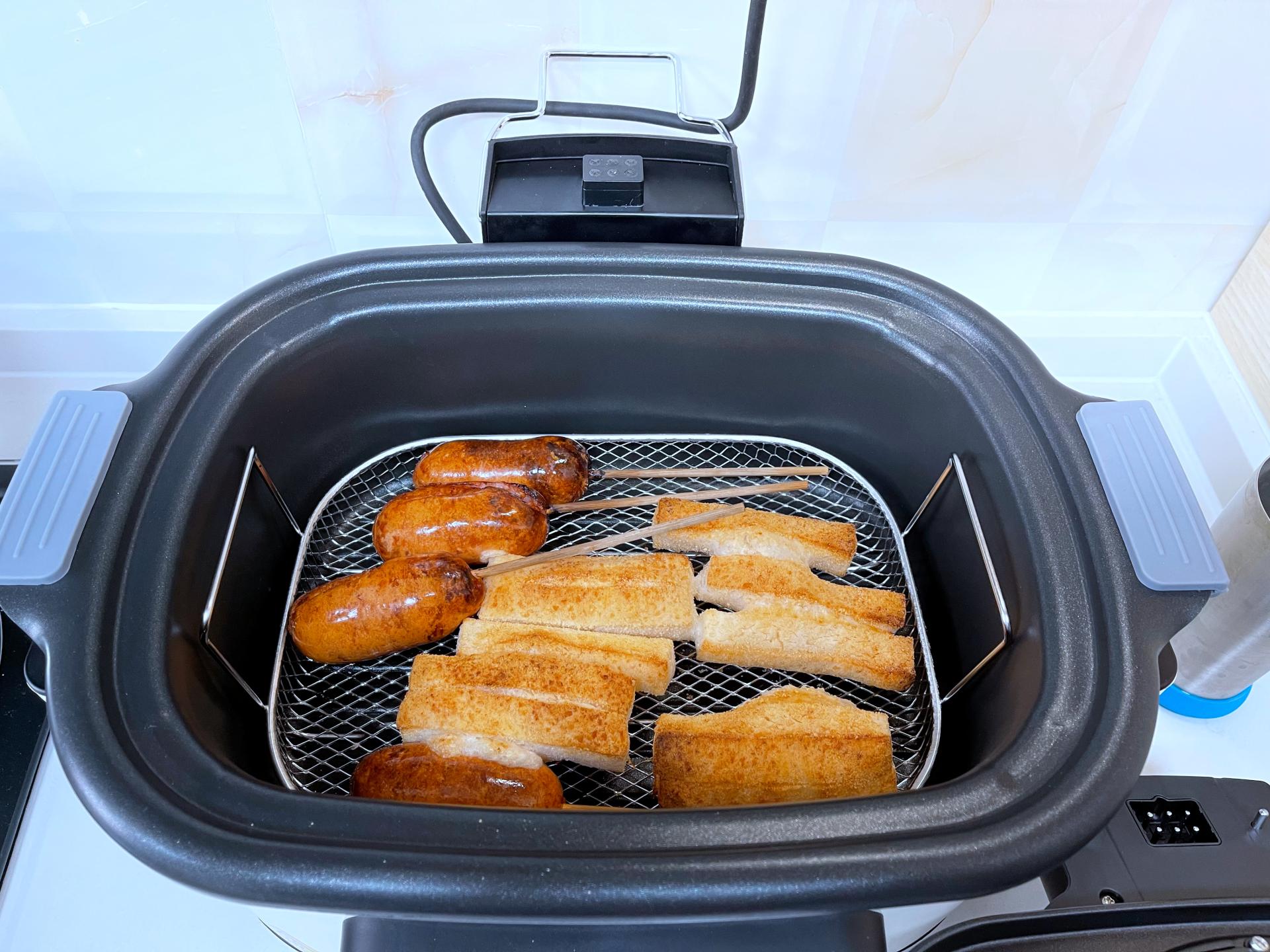 可蒸两用空气炸锅,空气炸锅煮锅二合一