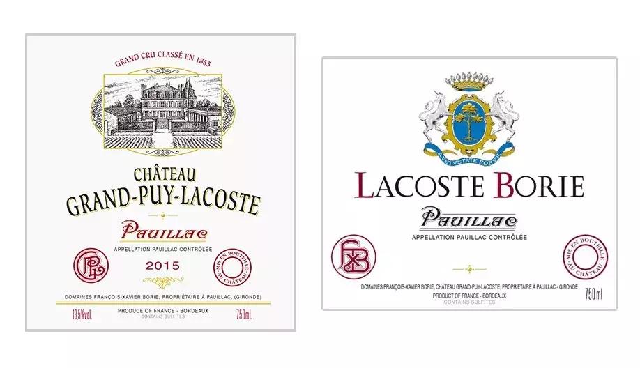 名庄红酒正牌和副牌图片,波雅克酒庄排行