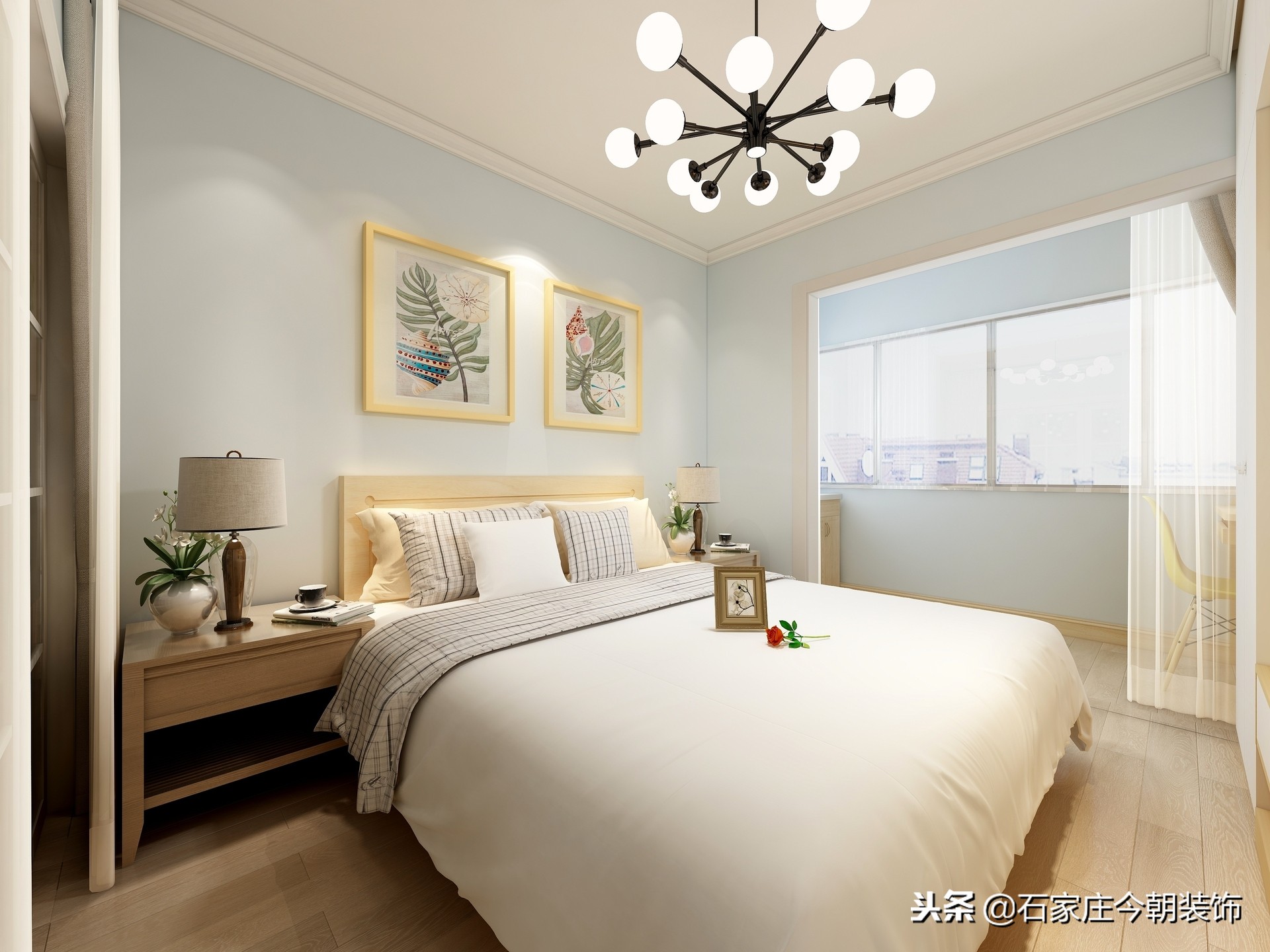 小清新北欧风格电视柜,小清新极简北欧风格