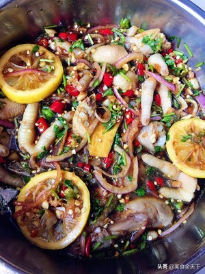 柠檬卤鸡爪正宗制作方法,柠檬凉拌卤鸡爪的做法大全