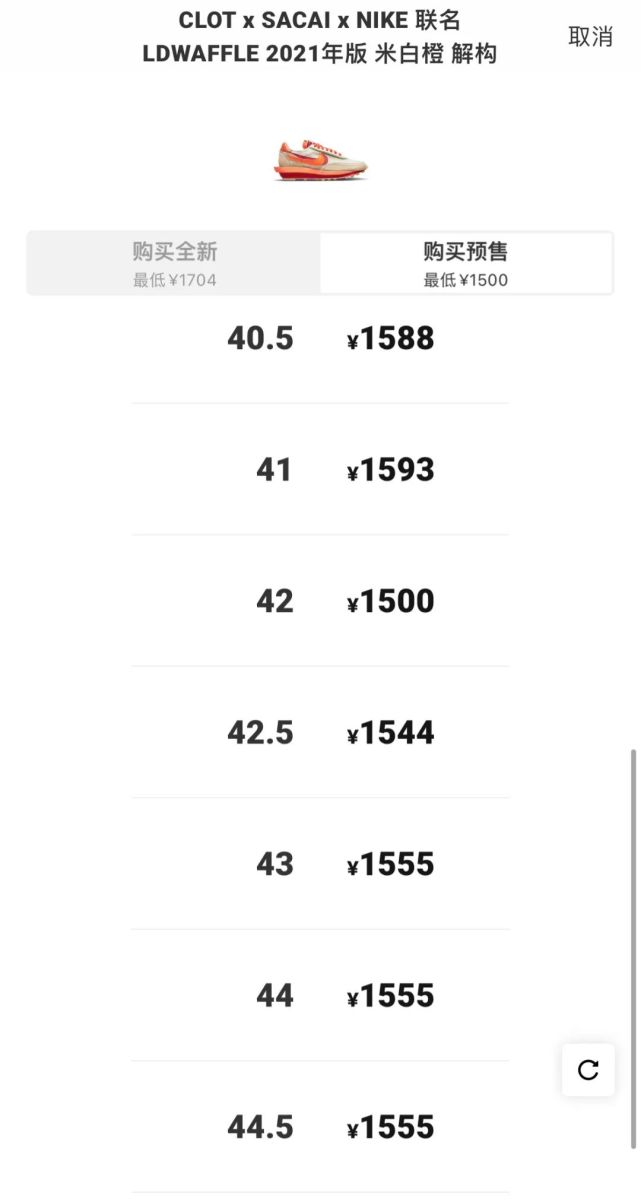 露脚趾？陈冠希Clot x sacai跌破1500元！运费400，遭取消订单