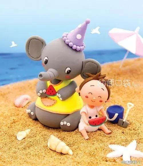 超轻粘土手工作品创意画汽车,航空航天手工超轻粘土创意作品