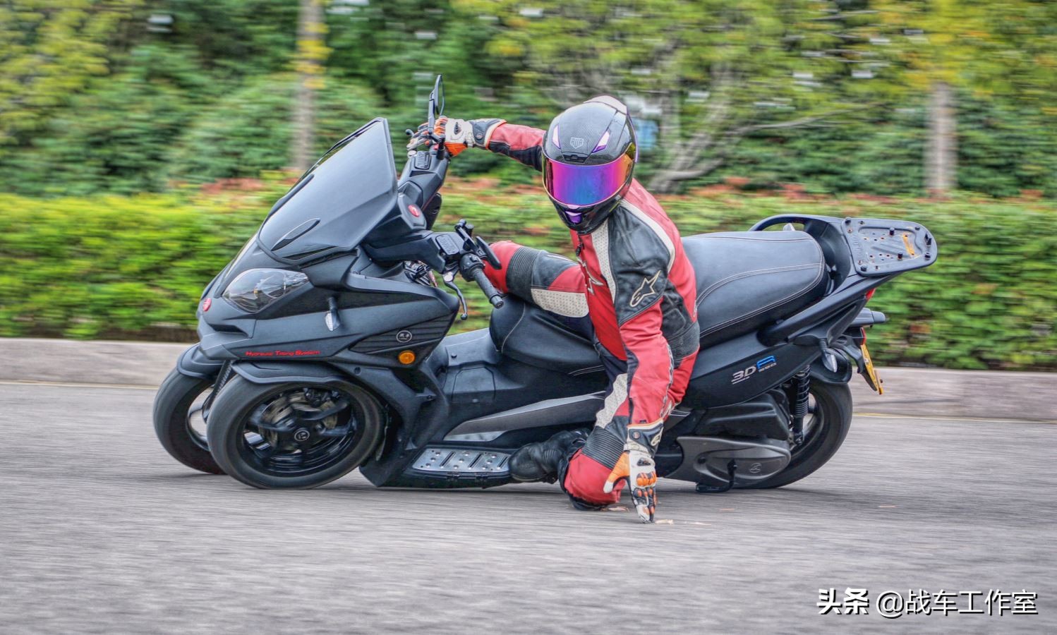 宏佳腾3d-350r用的什么发动机,宏佳腾350r倒三轮摩托车评测