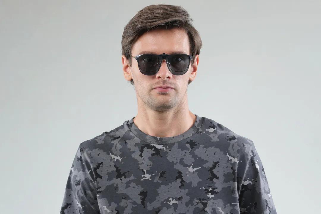 近眼距茶色墨镜,普通眼镜戴在阳光下就变墨镜