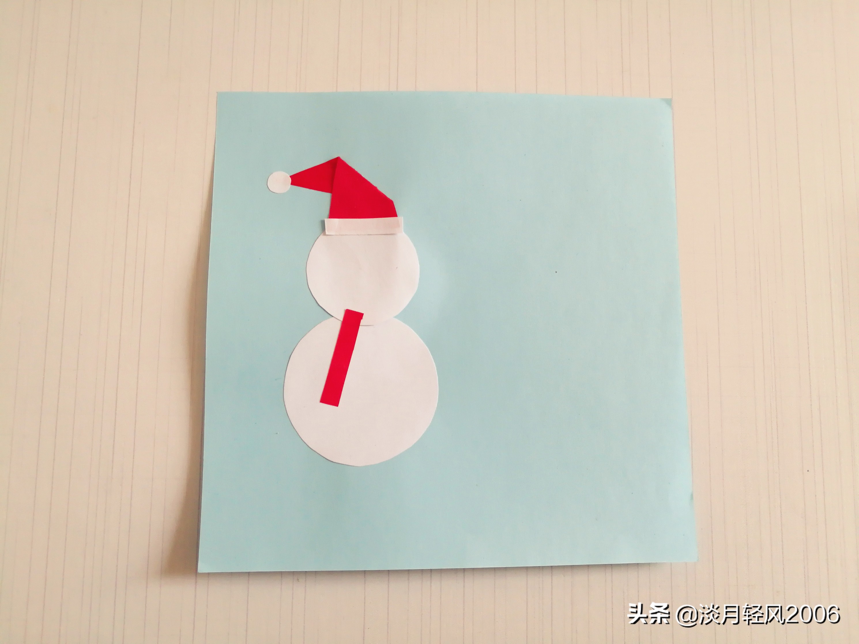幼儿园创意手工新年贺卡简单一点,圣诞节幼儿手工贺卡制作