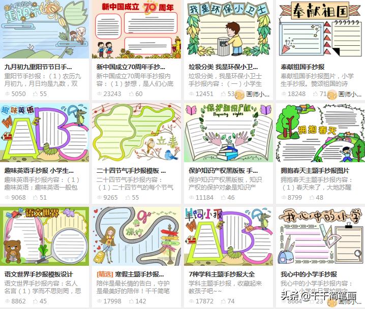 手抄报国庆节2020模板,一年级国庆节手抄报一等奖简单