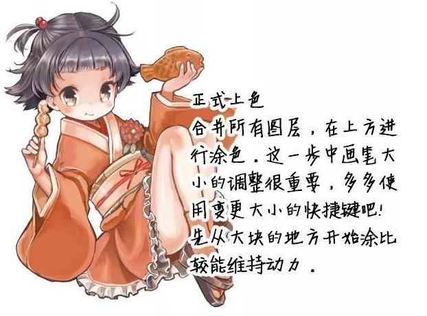 ps画画厚涂怎么过渡颜色,画完黑白厚涂怎么上色ps