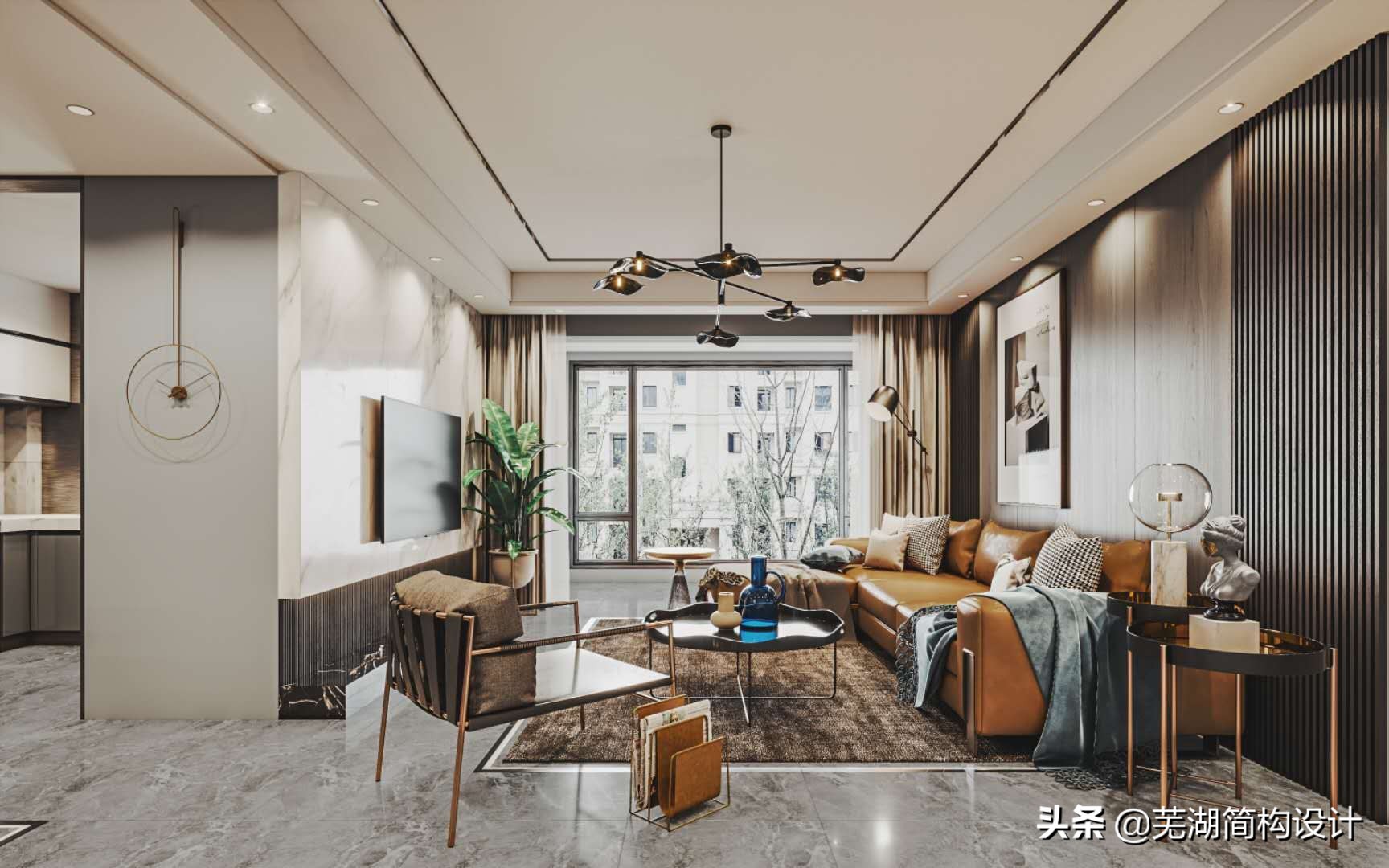 芜湖凤凰城装修案例,芜湖中央城入户装修效果