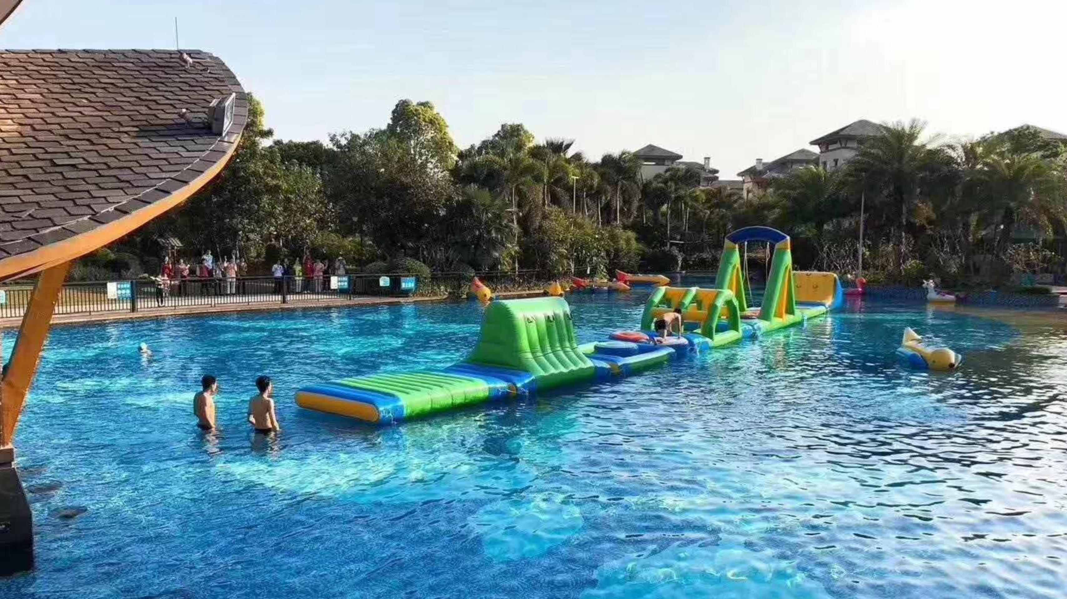 广东威尼斯水上度假村推荐,水上威尼斯一楼带花园