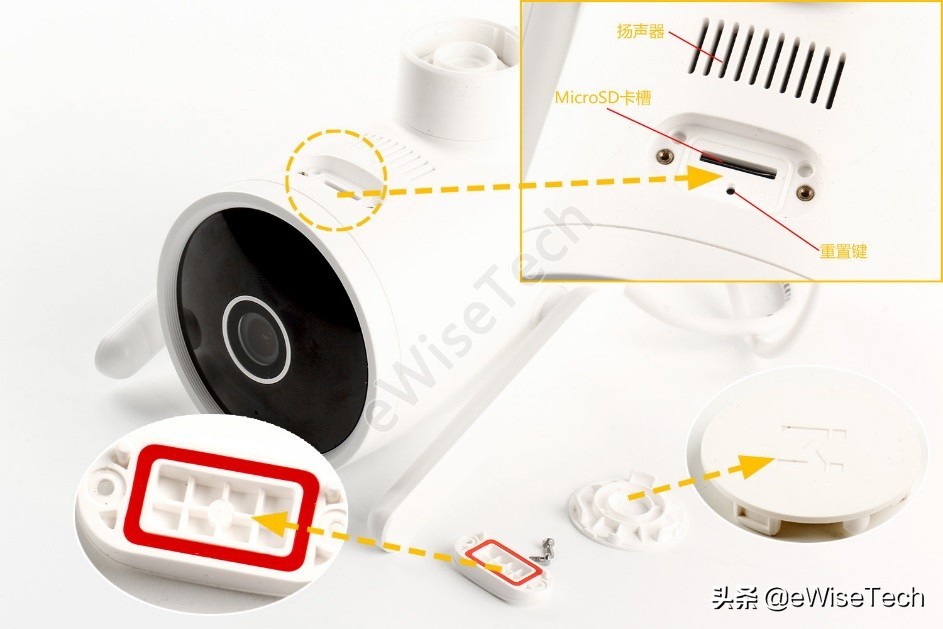 创米小白摄像头n4,创米小白n4户外摄像头防水测评