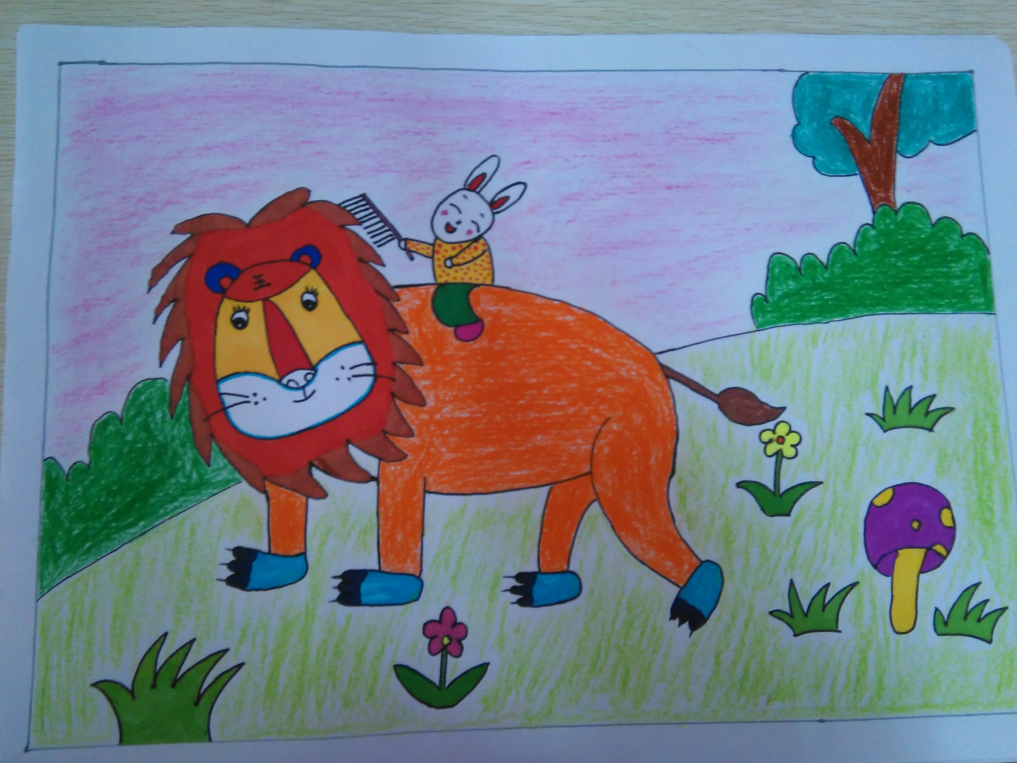 少女心爆棚的又简单的简笔画,安静女孩彩色简单简笔画图片