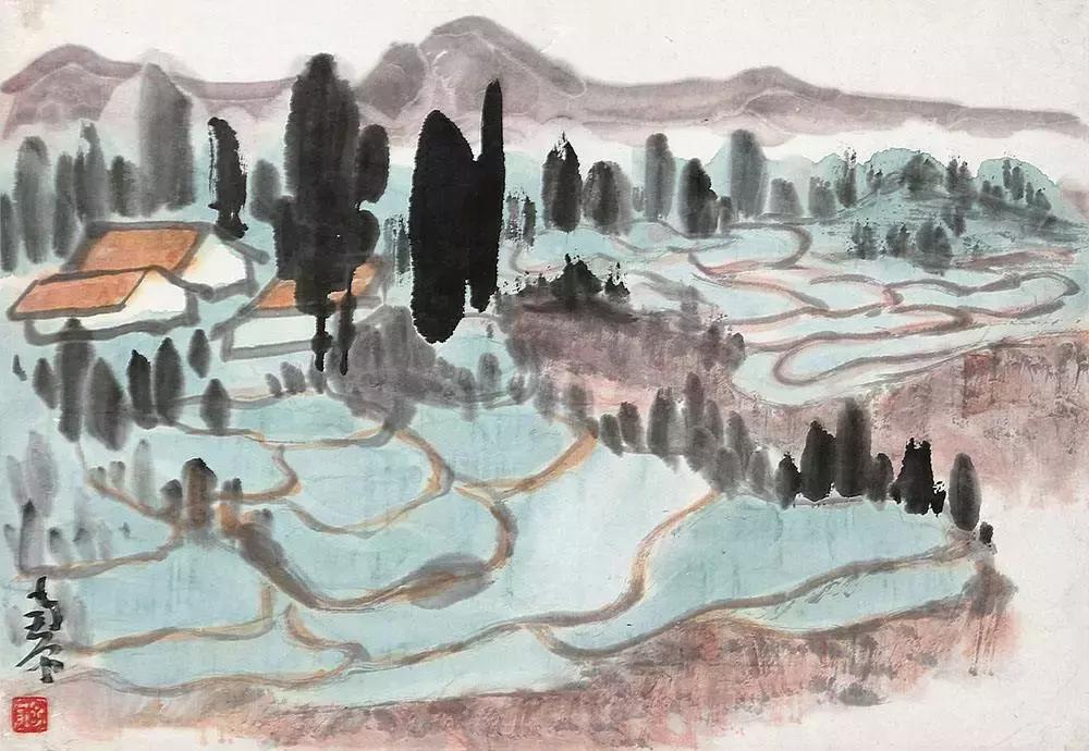 陈子庄画图片,看陈子庄的画有感