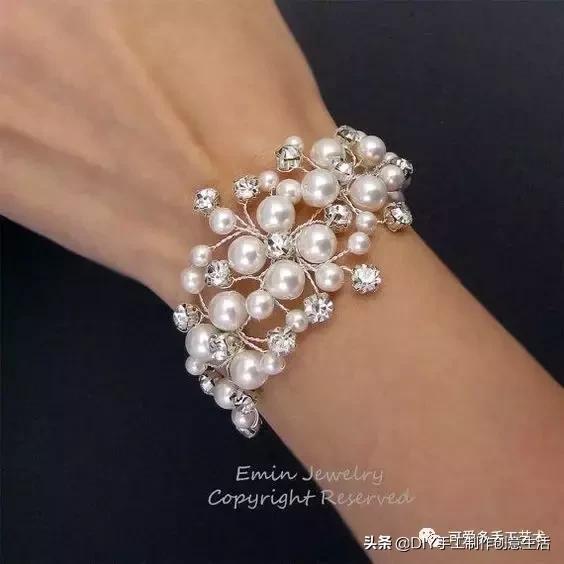 用珠子穿出漂亮的手链和项链花样,复古珠子手链教程